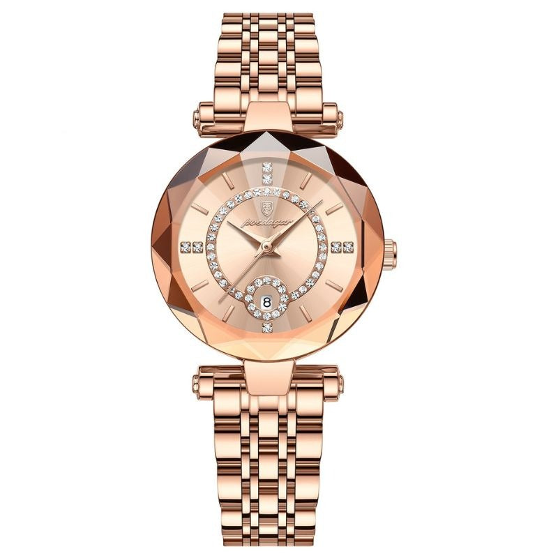 Women's Gold Calendar Watch