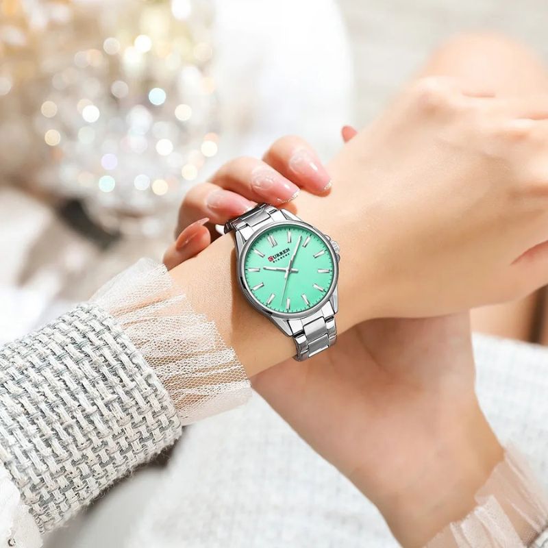 Women's Colored Dial Watch
