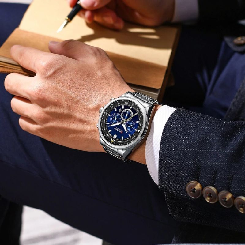 Men's Oversized Chronograph Watch