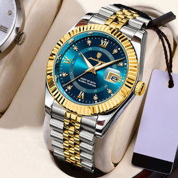 Men's Fluted Bezel Watch