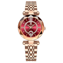 Women's Gold Calendar Watch