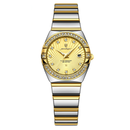 Women's Crystal Bezel Watch