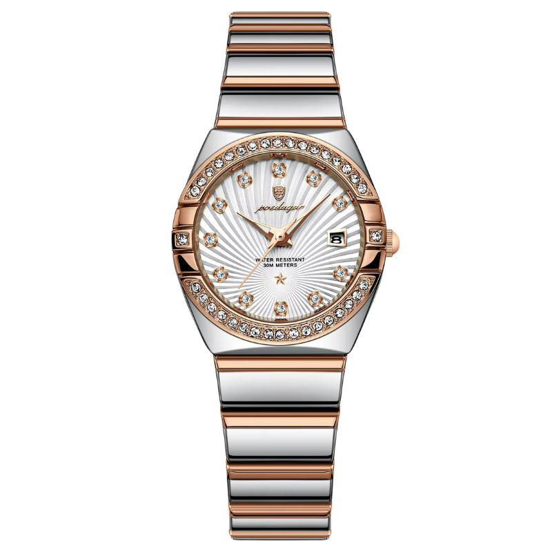 Women's Crystal Bezel Watch