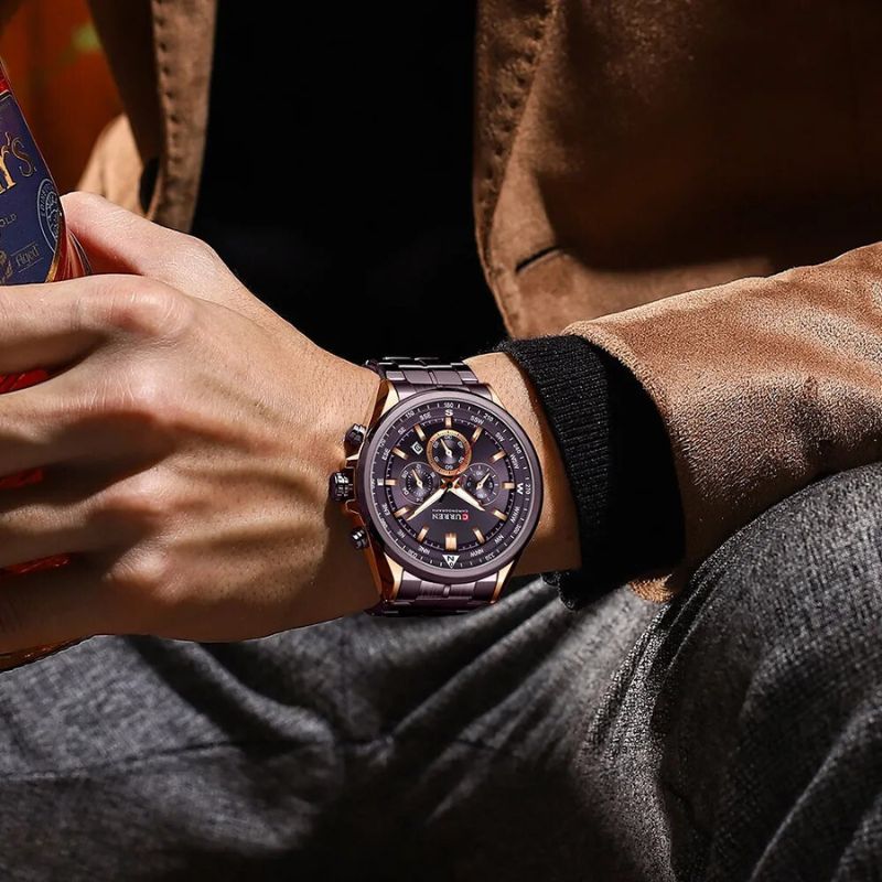 Men's Oversized Chronograph Watch