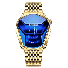 Men's Geometric Steel Watch