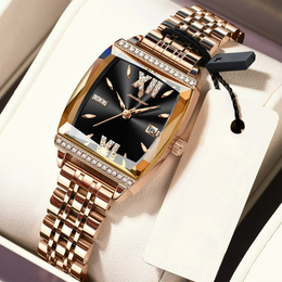 Rose Gold Calendar Watch