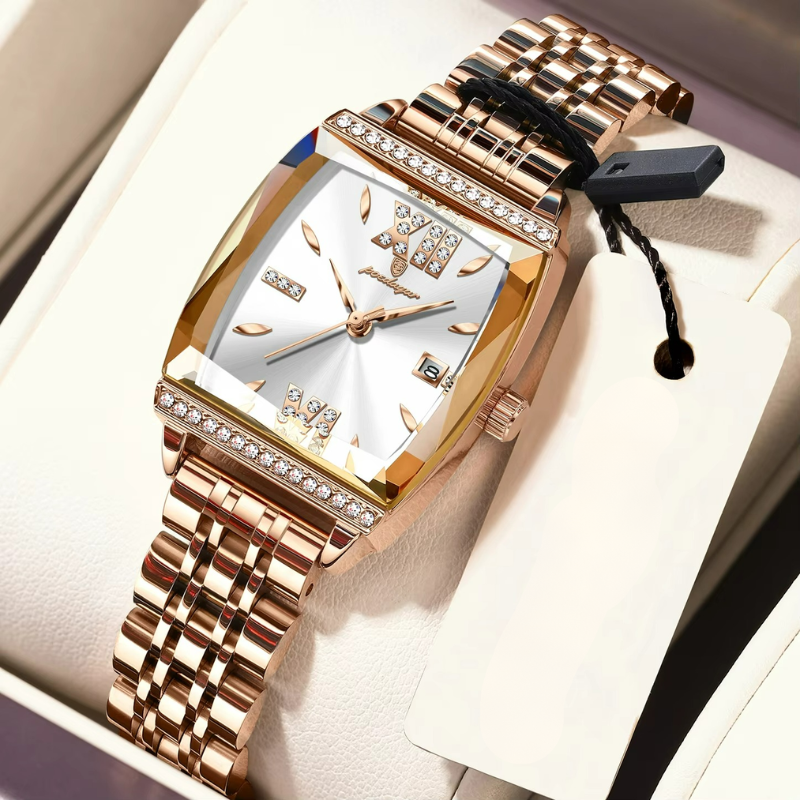 Rose Gold Calendar Watch