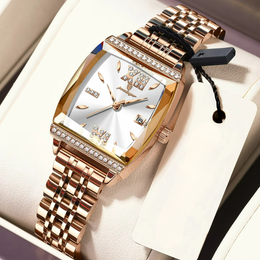 Rose Gold Calendar Watch