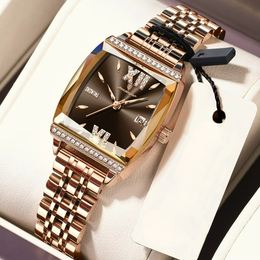 Rose Gold Calendar Watch