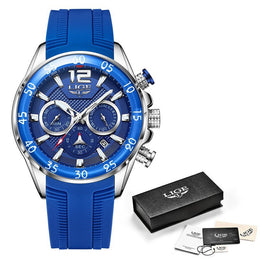 Men's Silicone Chronograph Watch