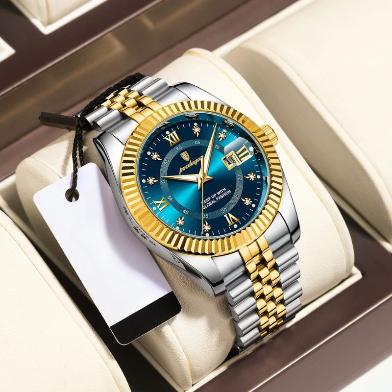 Men's Fluted Bezel Watch