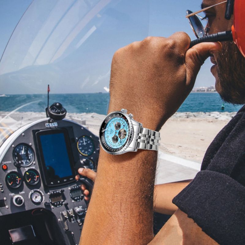 Automatic Open Heart Watch
