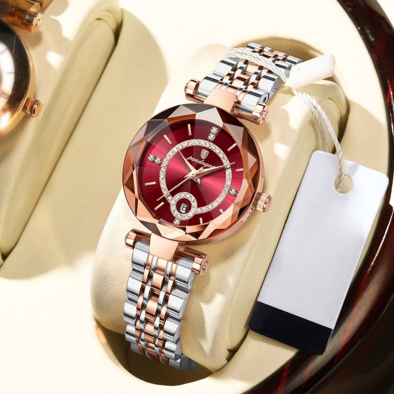 Women's Gold Calendar Watch