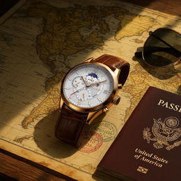 Moon Phase Chronograph Watch