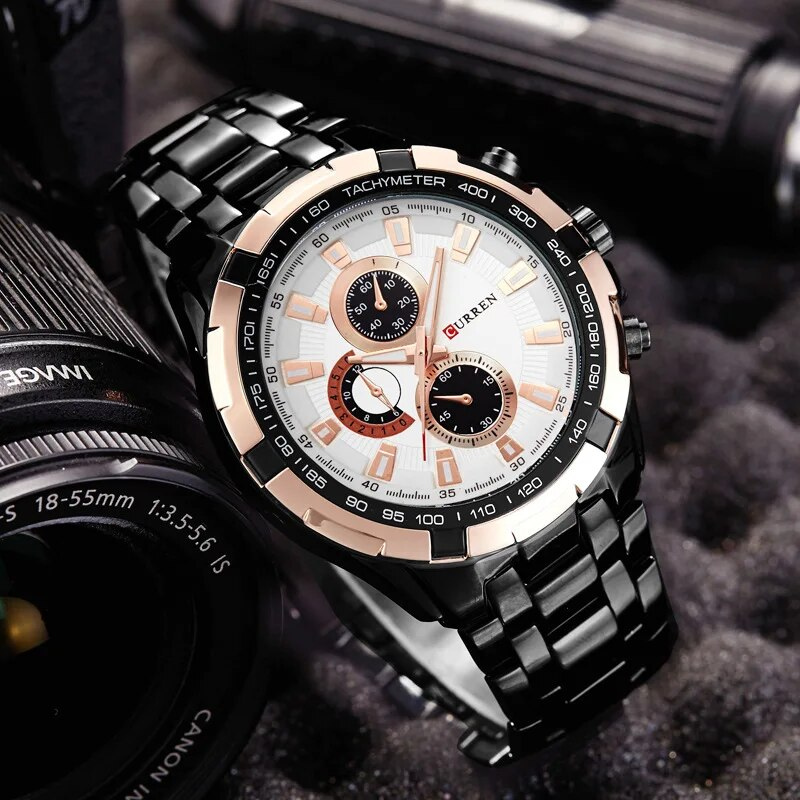 Men's Steel Bracelet Watch