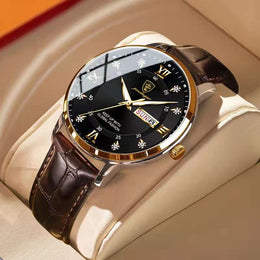 Men's Genuine Leather Watch