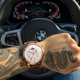 Moon Phase Chronograph Watch