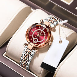 Women's Gold Calendar Watch
