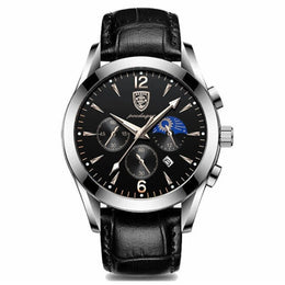 Men's Leather Dress Watch