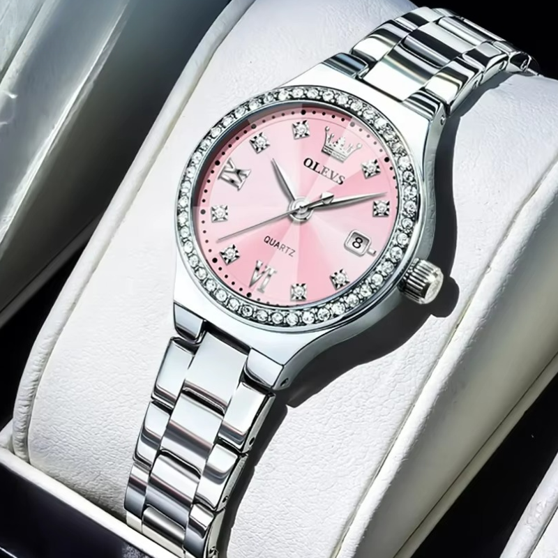 Women's Textured Bracelet Watch