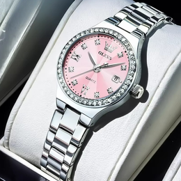 Women's Textured Bracelet Watch