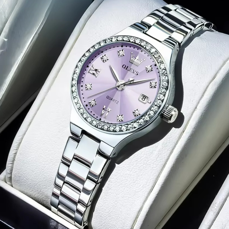 Women's Textured Bracelet Watch
