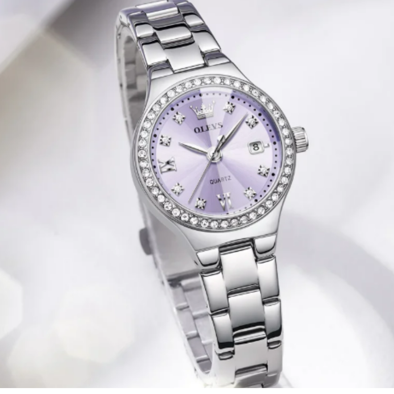 Women's Textured Bracelet Watch