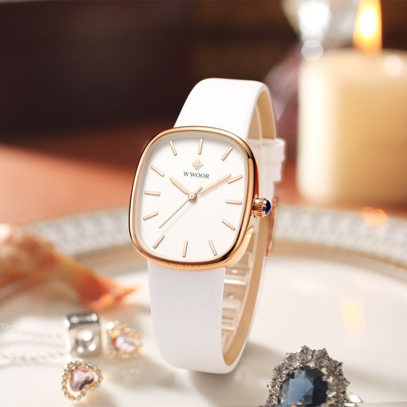 Women's Leather Strap Watch