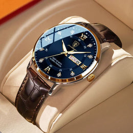 Men's Genuine Leather Watch