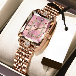 Women's Rectangular Dress Watch
