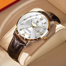Men's Genuine Leather Watch