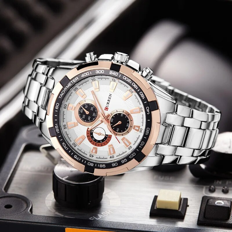 Men's Steel Bracelet Watch