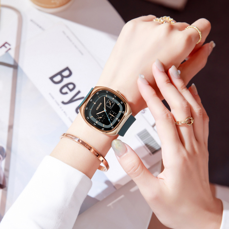 Women's Square Silicone Watch