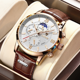 Moon Phase Chronograph Watch