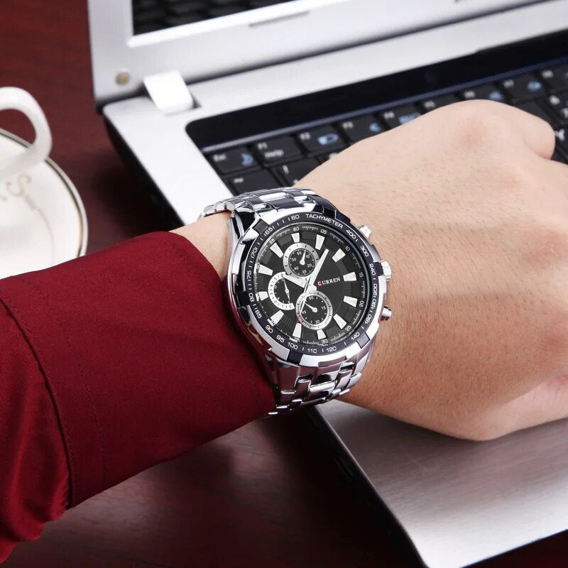 Men's Steel Bracelet Watch