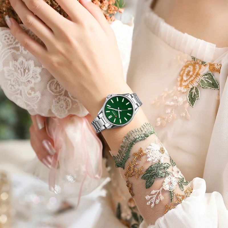 Women's Colored Dial Watch