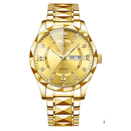 Men's Faceted Dress Watch