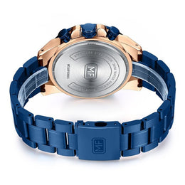 Blue Steel Chronograph Watch