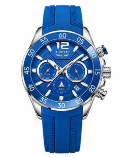 Men's Silicone Chronograph Watch
