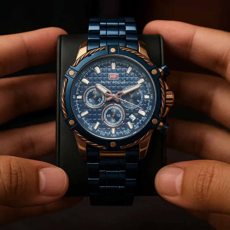 Two Tone Chronograph Watch