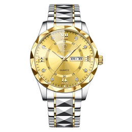 Men's Faceted Dress Watch