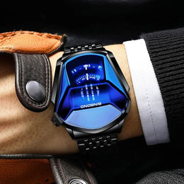 Men's Geometric Steel Watch