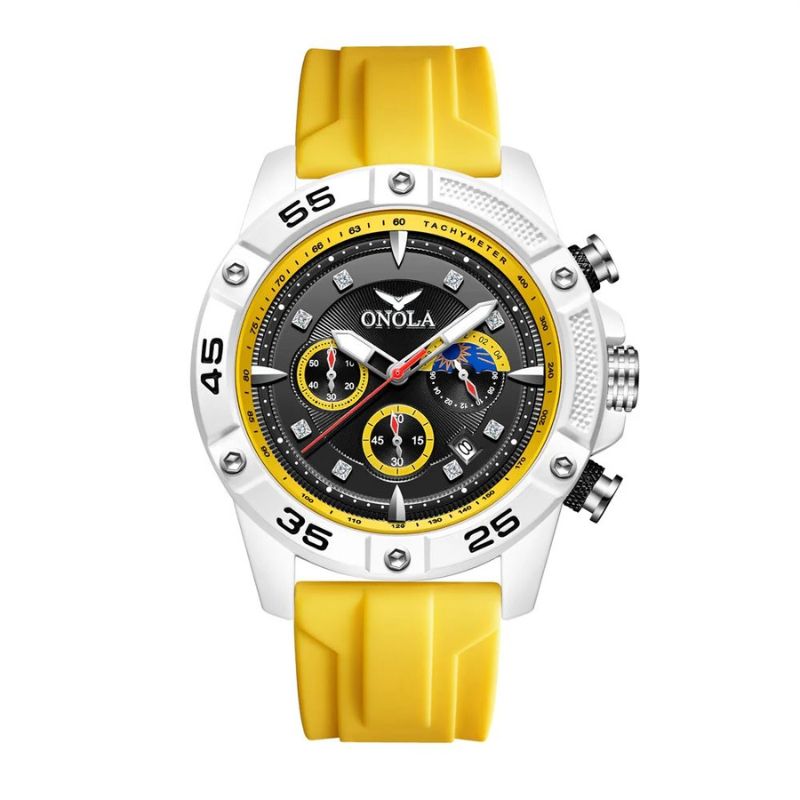 Oversized Moon Phase Chronograph