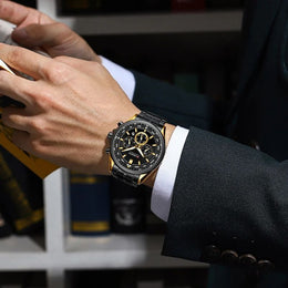 Men's Oversized Chronograph Watch