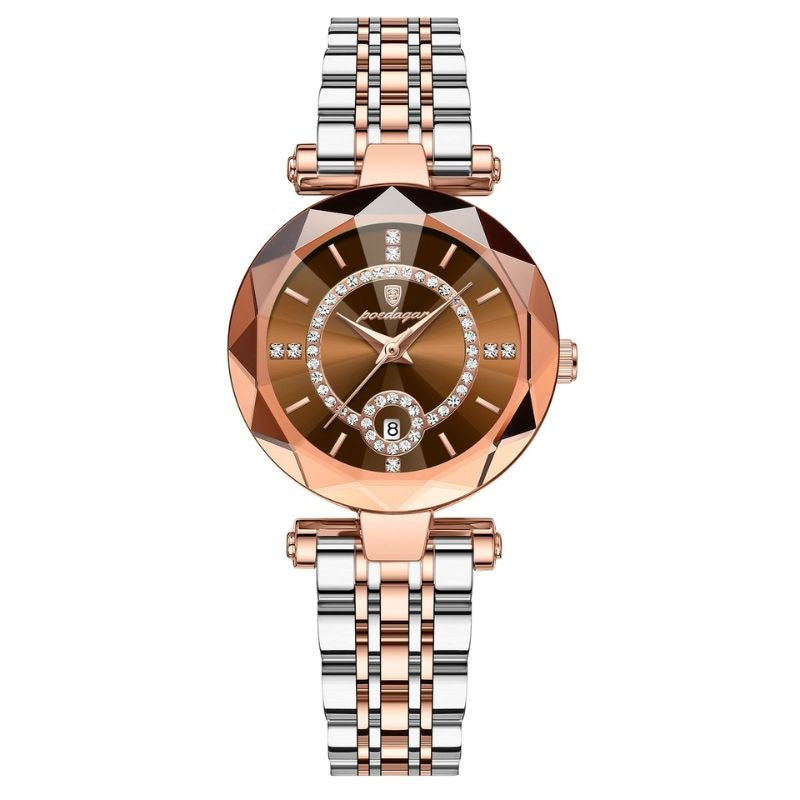 Women's Gold Calendar Watch