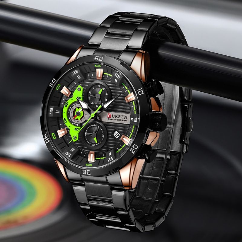 Men's Steel Chronograph Watch