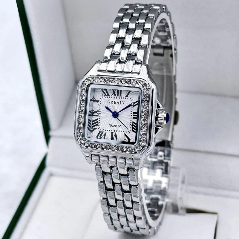 Square Roman Numeral Watch