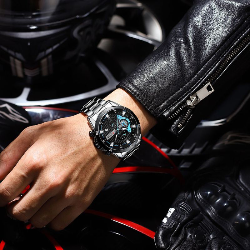 Men's Steel Chronograph Watch