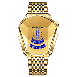 Men's Geometric Steel Watch