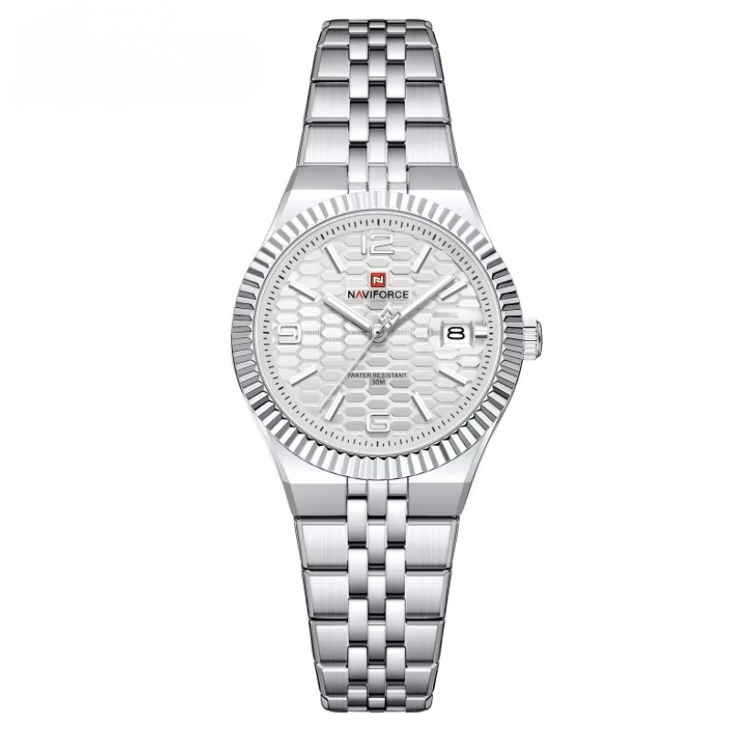 Women's Fluted Bezel Watch